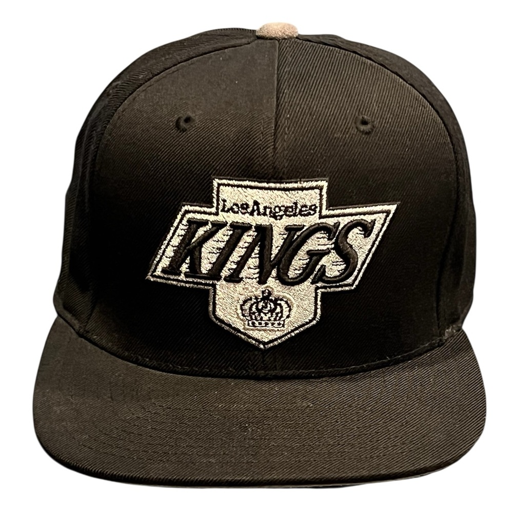 Los Angeles Kings Mitchell & Ness Adult Fitted Black Vintage NHL Cap Hat 7 5/8